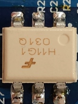 6-pin DIP optoisolator Darlington output (built-in resistors)