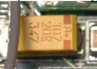 Tantalum capacitor (Photo 256)