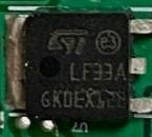  Very low voltage drop regulator with lf33a inhibit