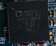  2 × 2 RF transceiver with built-in 12-bit DAC and ADC