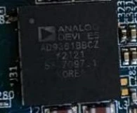 2 × 2 RF transceiver with built-in 12-bit DAC and ADC (Photo 256)