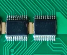 Integrated microcircuit - receiver line