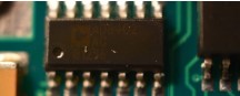  A microcircuit of an electronic component with a variable resistor with digital control