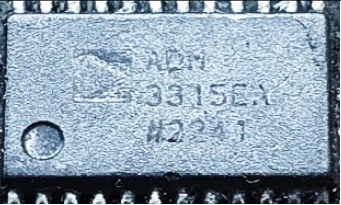 A transceiver with a serial port