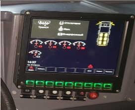 Multifunctional monitor
(on-board information and control system of the car)