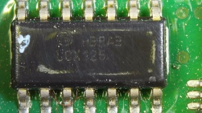 CMOS-buffer with quad bus