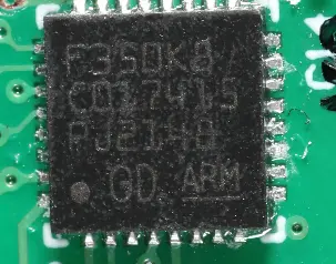 32-bit microcontroller with ARM architecture on the Cortex-M4 core (Photo 256)