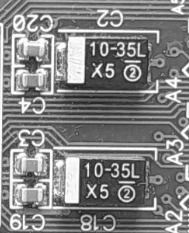 Tantalum capacitor 593D series (Photo 256)