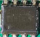 Microcircuit (double input amplifier on field-effect transistors at 17 MHz)