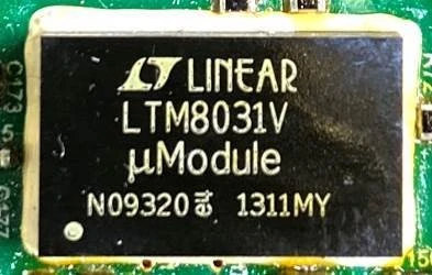 Power supply unit with step-down mode - input voltage range from 3.6V to 36V; output voltage from 0.8V to 10V; 1A, 71 pins (Photo 256)