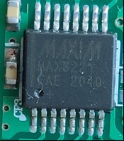 V to 5.5 V RS 232 transceiver with automatic shutdown