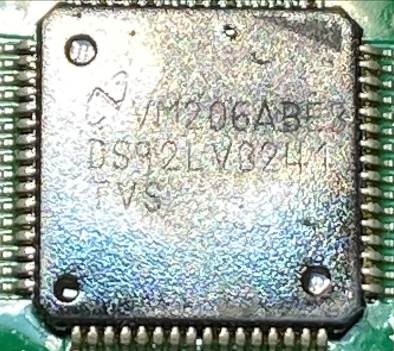 Interface chip 20-85 MHz 32-bit serializer Channel Link II 64-TQFP
