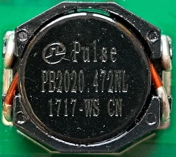 SMT powerful inductor in an unshielded drum core