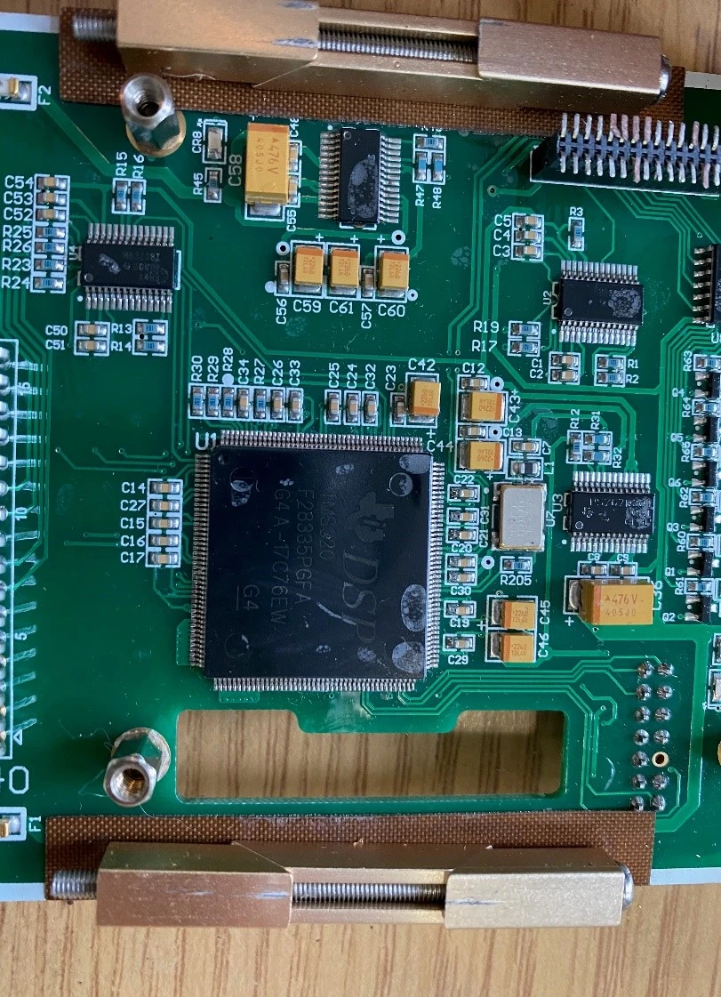 Real-time microcontroller with DSP connection manager