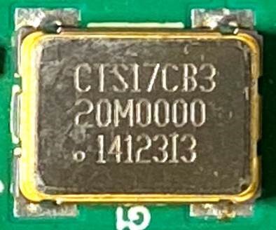 Кварцовий тактовий генератор HCMOS/TTL 20MHz