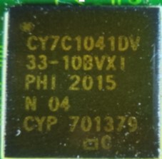 Микросхема оперативной памяти (4-Mbit, 256K x 16, SRAM)