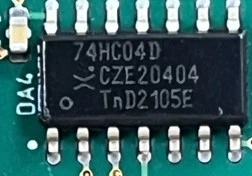 Inverter microcircuit (Photo 256)