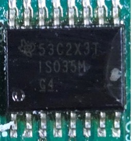 Isolated RS-485 transceiver