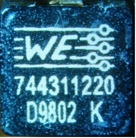 SMT high current inductor (Photo 256)