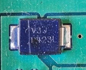 2-pin Schottky diode