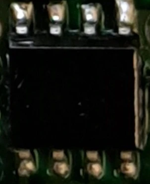 Hexagonal power MOSFET (case filled with resin, marking damaged) (Photo 256)