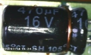 Electrolytic capacitor (Photo 256)