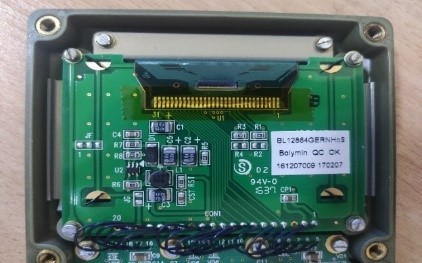  Monochrome OLED display with Bolymin passive matrix and built-in controller