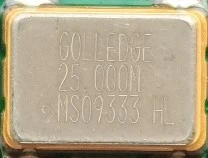 25 MHz crystal oscillator