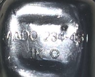  High-voltage contact tip