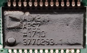 Драйвер/приймач CMOS RS-232, швидкість передачі даних 120 кБ/с, вбудовані DC-DC перетворювачі