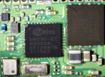 GNSS module NEO-M8N based on the receiver M8030-KT