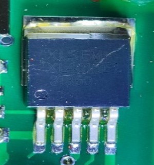 Step-down module with current and voltage regulation