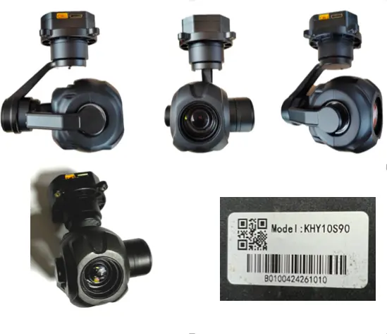 Camera with 3-axis gimbal