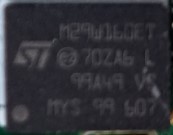 Мікросхема (енергонезалежна пам'ять EPROM ємністю 16 Мбіт, напруга живлення під час програмування від 2,7 до 3,6 Вольт)