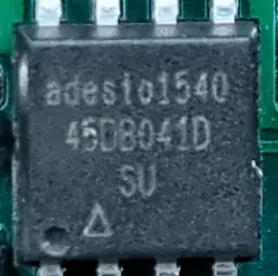 Flash memory with serial interface