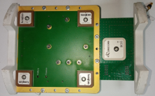 Four-element small-sized adaptive antenna array of the series 