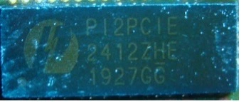 PCI Express compliant, 2 differential channel switch (Photo 256)