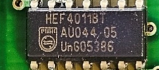 A 4-input 2-input NAND gate