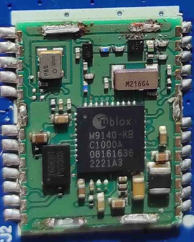 GNSS module NEO-M9N based on the receiver M9140-KB