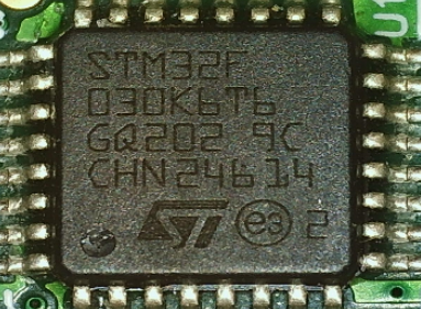 32-bit microcontroller based on the ARM Cortex-M0 core
