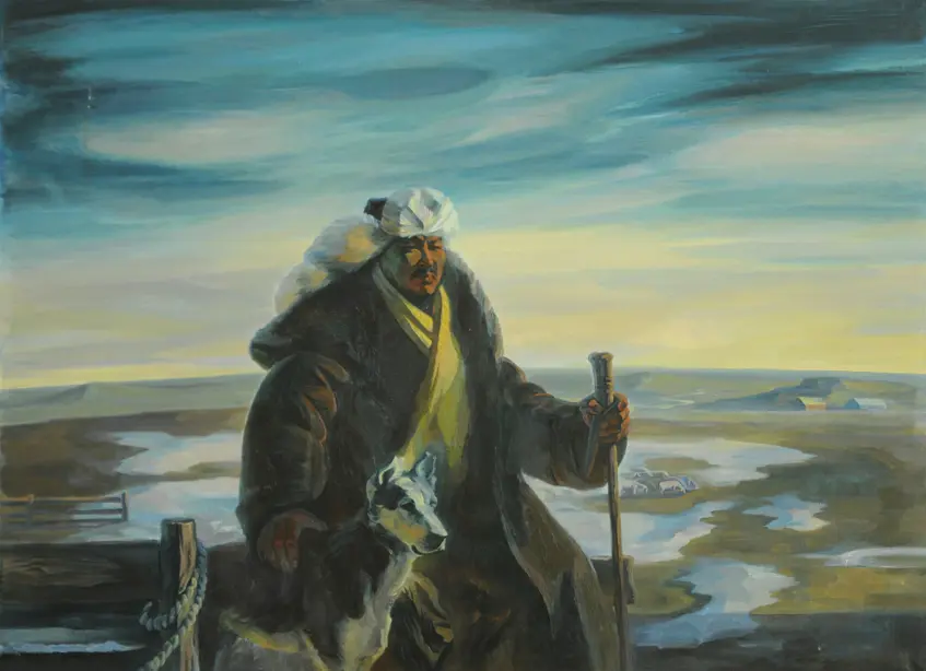 Portrait of Chaban Bygazyev / Portret Сhabana Bihaziieva