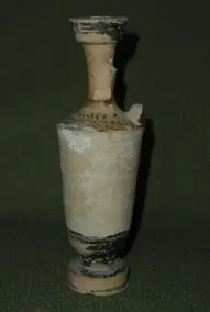 Black-figured clay lekythos