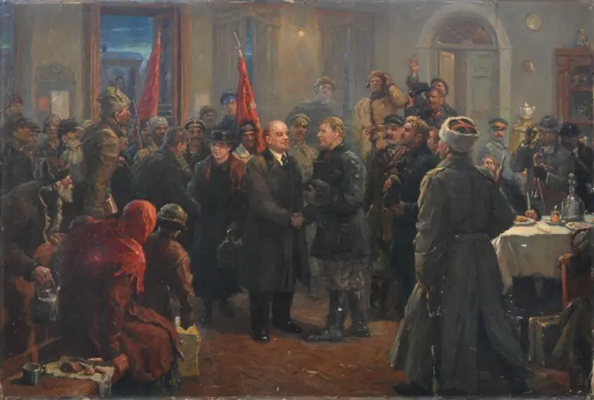 Возвращение В.И. Ленина в Петроград