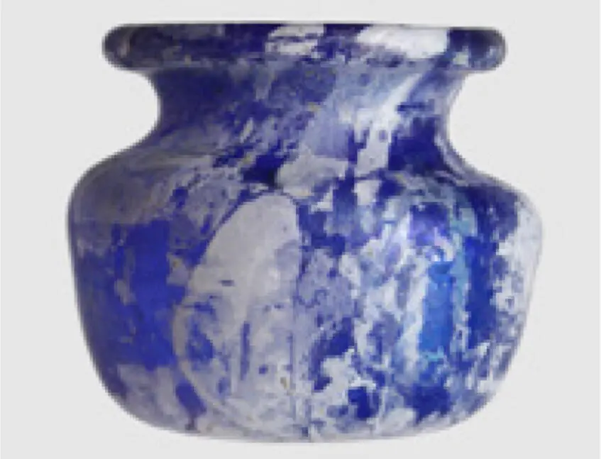 Syrian glass vessel