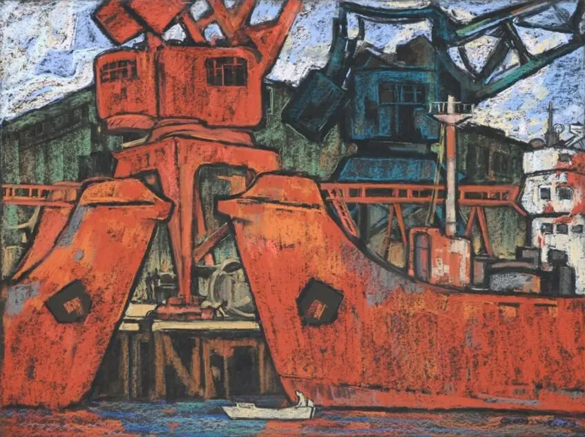 Whaling ships under repair / Kitoboini sudna na remonti