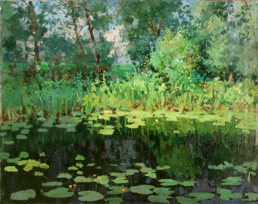 Forest Lake. Khatky / Lisove ozero khatky