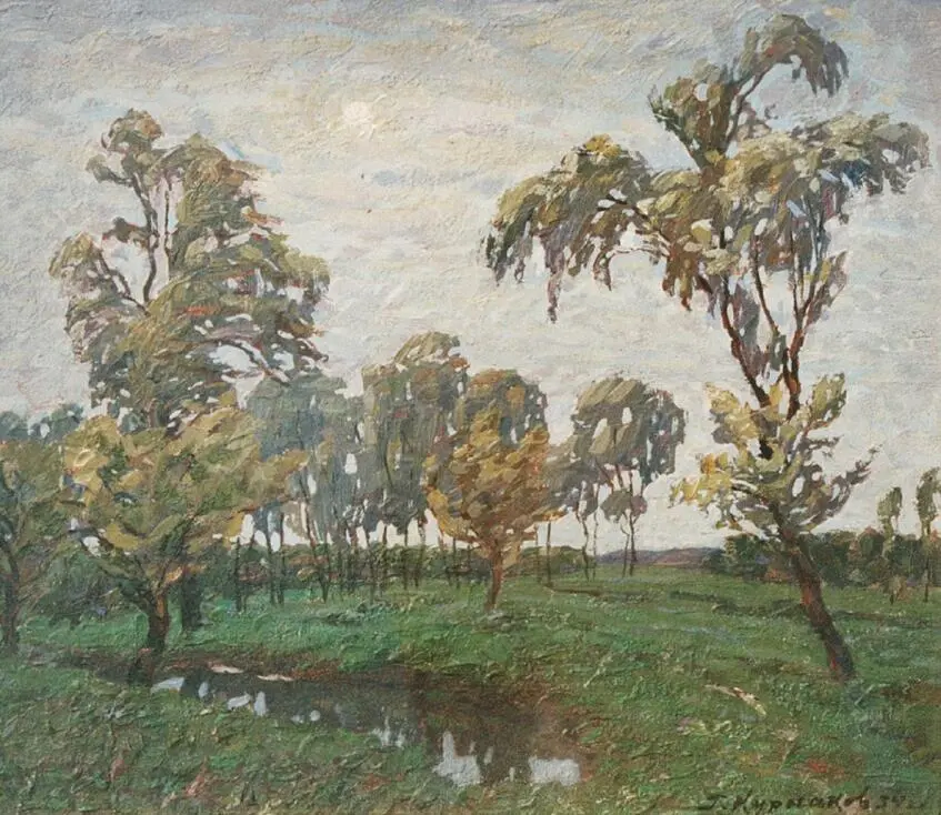 Дерева на лузі