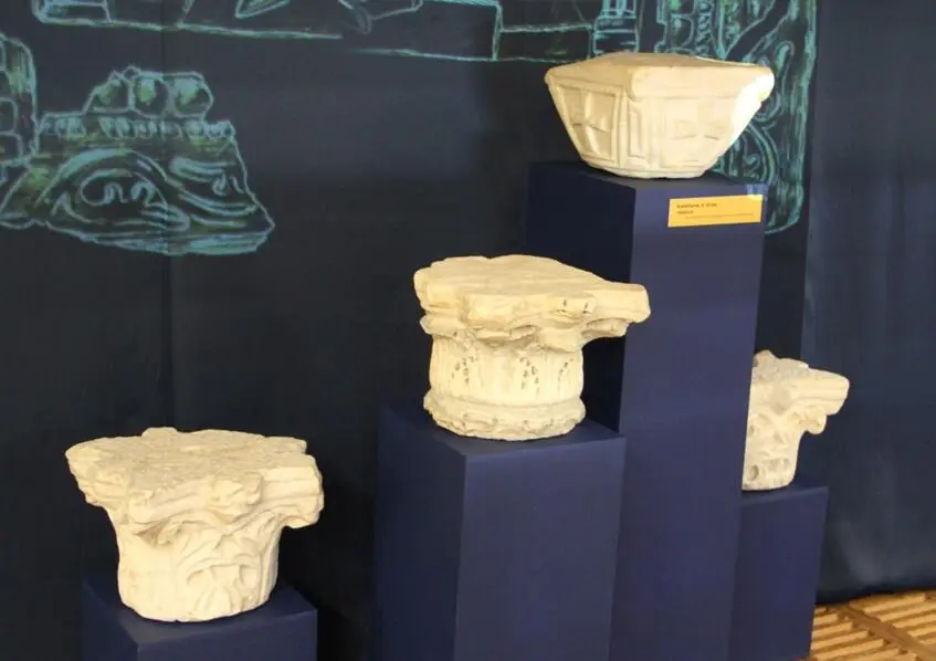 Collection of marble capitals of Chersonesus