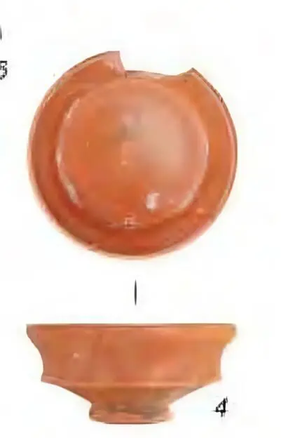 Red clay bowl