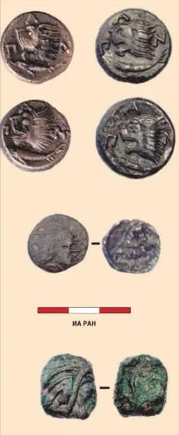 Collection of ancient coins